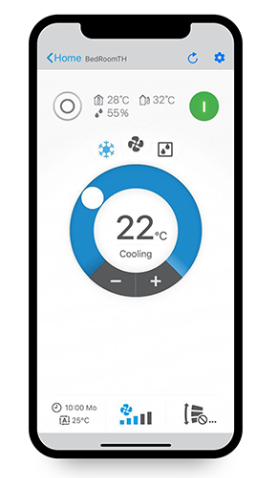 Daikin mobile air conditioner controller