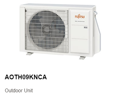 Fujitsu ASTH09KNCA outdoor air conditioning unit